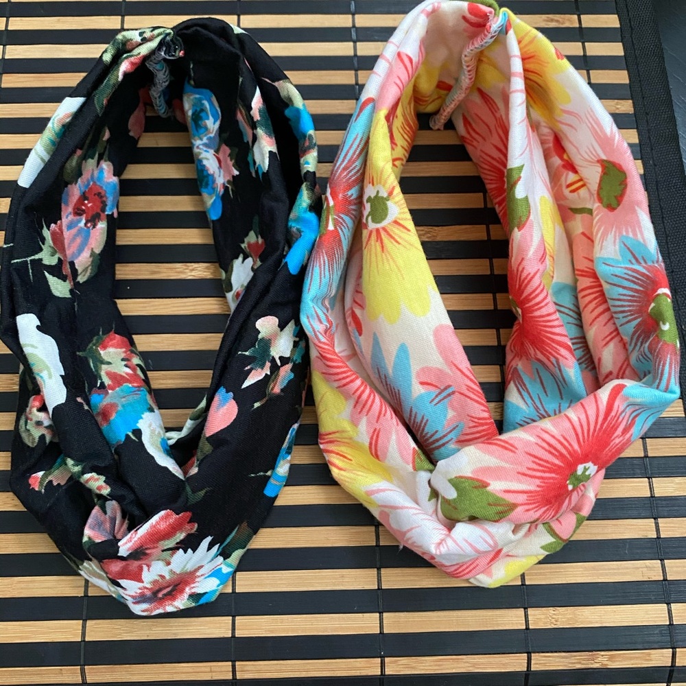 2 new knotted headbands